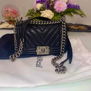 Chanel boy flap bag small